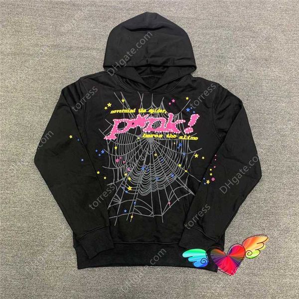 2023 hip hop web puff print sp5der hoodie men women 1 1 quality young thug angel spider sweatshirts heavy fabric pullover, Black
2023 hip hop web puff print sp5der hoodie men women 1 1 quality young thug angel spider sweatshirts heavy fabric pullover, Black