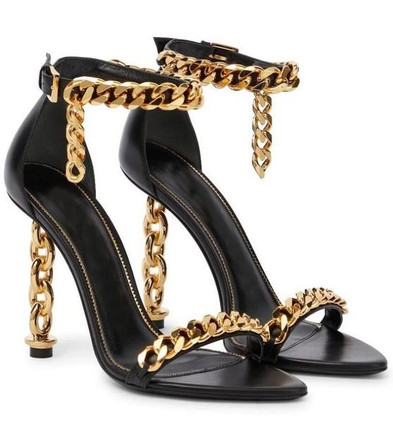 summer luxury women sandals shoes chain heels ankle strap chain heel padlock lady party wedding bridal eu35-43 black nude white leather
summer luxury women sandals shoes chain heels ankle strap chain heel padlock lady party wedding bridal eu35-43 black nude white leather