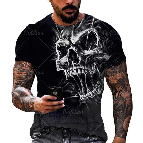 men's t-shirts vintage horror skull 3d print men's t-shirt summer classic casual o neck short sleeve fashion loose oversized tee, White;black
men's t-shirts vintage horror skull 3d print men's t-shirt summer classic casual o neck short sleeve fashion loose oversized tee, White;black