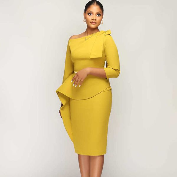 party dresses off shoulder elegant work to wear pencil women club ruffles peplum office lady business bodycon midi 220103, White;black
party dresses off shoulder elegant work to wear pencil women club ruffles peplum office lady business bodycon midi 220103, White;black