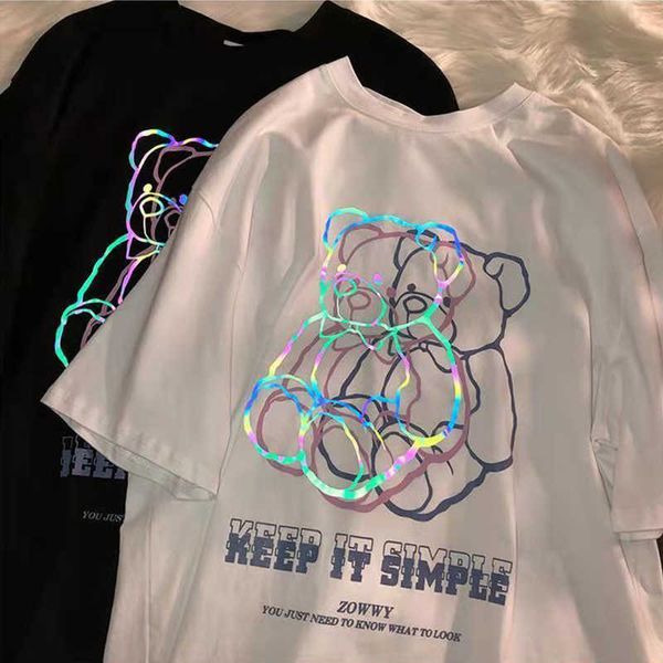 men's t-shirts gothic bear print women t shirts harajuku female tshirt clothes summer short sleeve graphic tee streetwear anime t shir, White;black
men's t-shirts gothic bear print women t shirts harajuku female tshirt clothes summer short sleeve graphic tee streetwear anime t shir, White;black