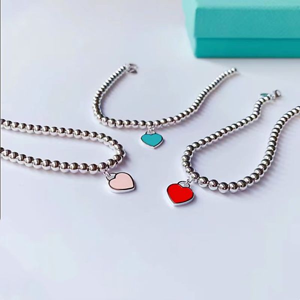 classic designer women's bracelet necklace set european and american bead chain girl festival gift 316l stainless steel jewelry factory, Silver
classic designer women's bracelet necklace set european and american bead chain girl festival gift 316l stainless steel jewelry factory, Silver