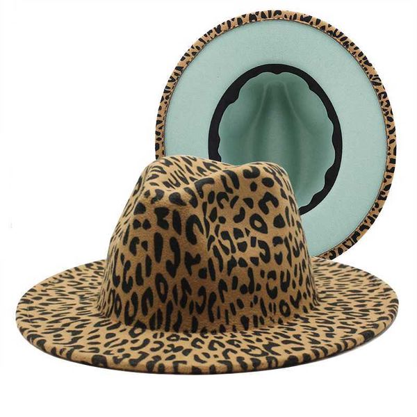 stingy s new leopard patchwork wool felt jazz fedora women wide brim panama party trilby cowboy cap men gentleman wedding hat 0103, Blue;gray
stingy s new leopard patchwork wool felt jazz fedora women wide brim panama party trilby cowboy cap men gentleman wedding hat 0103, Blue;gray
