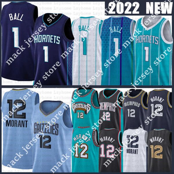 1 lamelo ball 12 ja morant basketball jerseys charlottes 3 terry rozier iii hornet memphises city mark williams grizzlie teal retro shirt, Black;red
1 lamelo ball 12 ja morant basketball jerseys charlottes 3 terry rozier iii hornet memphises city mark williams grizzlie teal retro shirt, Black;red