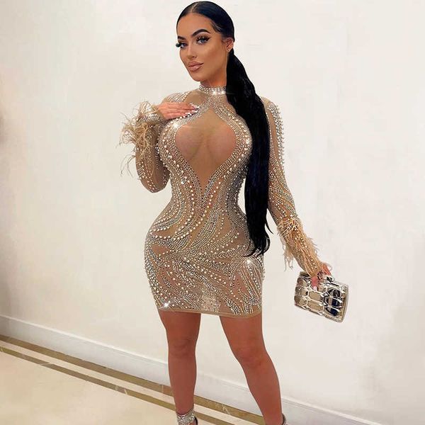 party dresses pearls rhinestone crystal birthday women night feathers long sleeve mini sheer mesh bodycon short 220103, White;black
party dresses pearls rhinestone crystal birthday women night feathers long sleeve mini sheer mesh bodycon short 220103, White;black