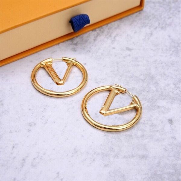 big circle hoops earrings for woman valentines day wedding party couple gifts drop earring retro design orecchini classic earings designers, Golden;silver
big circle hoops earrings for woman valentines day wedding party couple gifts drop earring retro design orecchini classic earings designers, Golden;silver