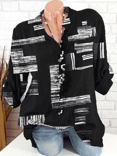 women's polos s-5xl floral vintage blouse women's oversized shirts fashion button up lady shirt casual loose rollable sleeve top, White
women's polos s-5xl floral vintage blouse women's oversized shirts fashion button up lady shirt casual loose rollable sleeve top, White