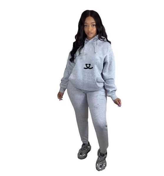 plus size xxl women hooded tracksuits two pieces set deisgner g fashion letter printed hoodie sweatpants cotton sweatsuits, Gray
plus size xxl women hooded tracksuits two pieces set deisgner g fashion letter printed hoodie sweatpants cotton sweatsuits, Gray