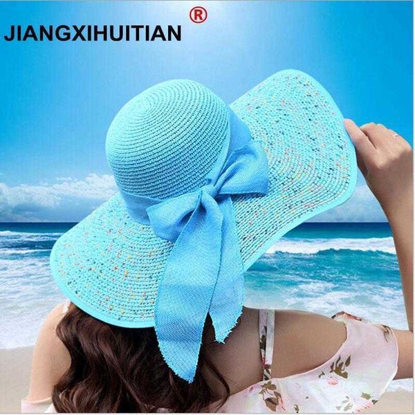 stingy brim jiangxihuitian 2018 summer women's beach hats caps foldable chiffon floppy sun hats casual sombreros bowknot hat ladies 010, Blue;gray
stingy brim jiangxihuitian 2018 summer women's beach hats caps foldable chiffon floppy sun hats casual sombreros bowknot hat ladies 010, Blue;gray