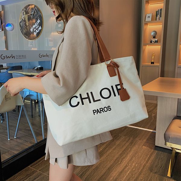 canvas large capacity women's bag versatile shoulder bag feeling fashionable and simple handbag
canvas large capacity women's bag versatile shoulder bag feeling fashionable and simple handbag