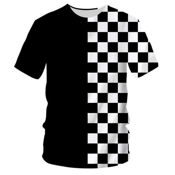 men's t-shirts 3d personality plaid men t-shirt fashion casual cool style print t-shirts trend hip hop simplicity t-shirts with short s, White;black
men's t-shirts 3d personality plaid men t-shirt fashion casual cool style print t-shirts trend hip hop simplicity t-shirts with short s, White;black