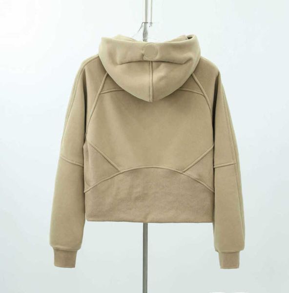 designer short jacket lululemens women autumn and winter new scuba woman yoga sports leisure full zip jackets plush hoodie hoody tech fleece, Black;brown
designer short jacket lululemens women autumn and winter new scuba woman yoga sports leisure full zip jackets plush hoodie hoody tech fleece, Black;brown