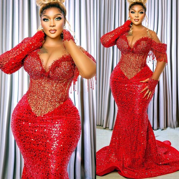 2023 arabic aso ebi red mermaid prom dresses beadings crystals evening formal party second reception birthday engagement gowns dress zj707, Black
2023 arabic aso ebi red mermaid prom dresses beadings crystals evening formal party second reception birthday engagement gowns dress zj707, Black