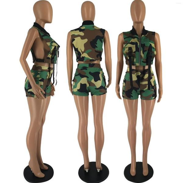 women's tracksuits street locomotive 2 piece sets womens outfits summer 2023 fashion camo print sleeveless zipper vest shorts set, Gray
women's tracksuits street locomotive 2 piece sets womens outfits summer 2023 fashion camo print sleeveless zipper vest shorts set, Gray
