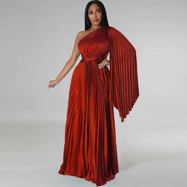 party dresses elegant satin pleated maxi for women evening club long sleeveless one shoulder floor-length night robe 220103, White;black
party dresses elegant satin pleated maxi for women evening club long sleeveless one shoulder floor-length night robe 220103, White;black