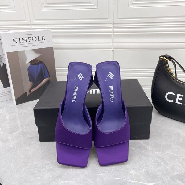 devon the attico heeled sandals lavender slipper satin silk block heel mules high heels shoes slip on slides open toes shoe women luxury 6kz, Black
devon the attico heeled sandals lavender slipper satin silk block heel mules high heels shoes slip on slides open toes shoe women luxury 6kz, Black
