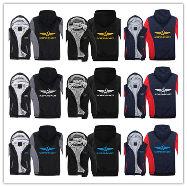 winter hoody aeroflot russian airline print men women warm thicken hoodies autumn clothes sweatshirts zipper jacket fleece hoodie 325z, Blue;black
winter hoody aeroflot russian airline print men women warm thicken hoodies autumn clothes sweatshirts zipper jacket fleece hoodie 325z, Blue;black