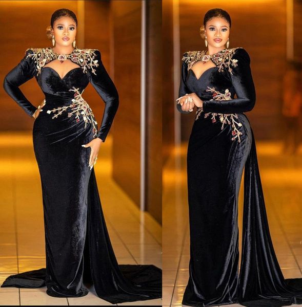 royal black mermaid prom dresses crystals long sleeves party dresses plus size custom made evening dress, Black;red
royal black mermaid prom dresses crystals long sleeves party dresses plus size custom made evening dress, Black;red