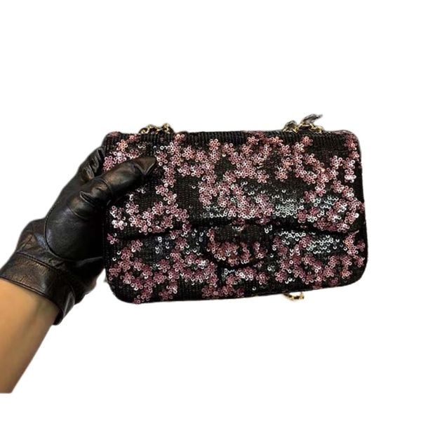 luxurys designer bags embroidery sequined metal chain gold silver women handbag genuine leather bag flip cover diagonal messenger crossbody
luxurys designer bags embroidery sequined metal chain gold silver women handbag genuine leather bag flip cover diagonal messenger crossbody