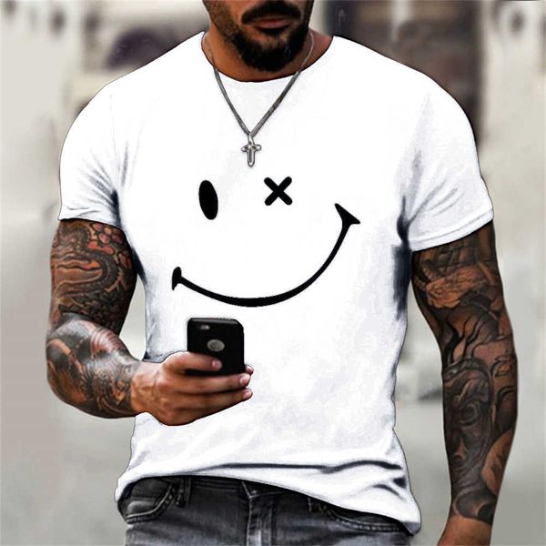 men's t-shirts new trendy fashion solid color men and women models large size t-shirt with simpor fun face print short-sleeve t230103, White;black
men's t-shirts new trendy fashion solid color men and women models large size t-shirt with simpor fun face print short-sleeve t230103, White;black