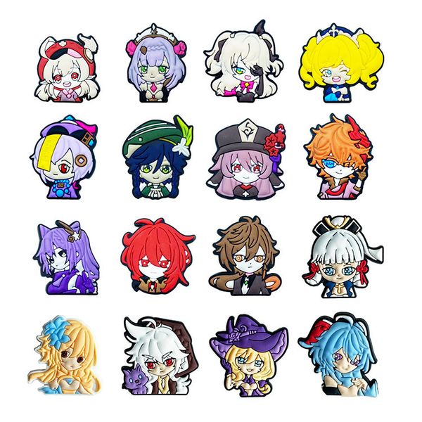 anime charms wholesale childhood memories genshin impact toys funny gift cartoon charms shoe accessories pvc decoration buckle soft rubber c, Blue
anime charms wholesale childhood memories genshin impact toys funny gift cartoon charms shoe accessories pvc decoration buckle soft rubber c, Blue