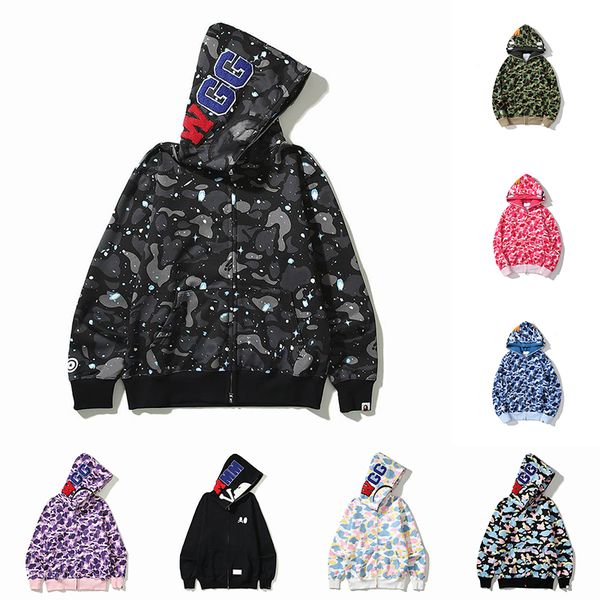 men's hoodies sweatshirts shark mens designer men women loose stylist jacket hoodie camouflage print outdoor casual for male 7 colors s, Black
men's hoodies sweatshirts shark mens designer men women loose stylist jacket hoodie camouflage print outdoor casual for male 7 colors s, Black