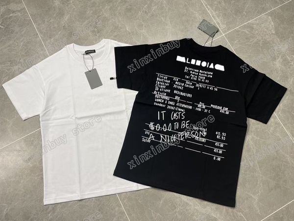 xinxinbuy men designer tee t shirt paris costs letter print jacquard short sleeve cotton women white black blue xs-l, Black;brown
xinxinbuy men designer tee t shirt paris costs letter print jacquard short sleeve cotton women white black blue xs-l, Black;brown