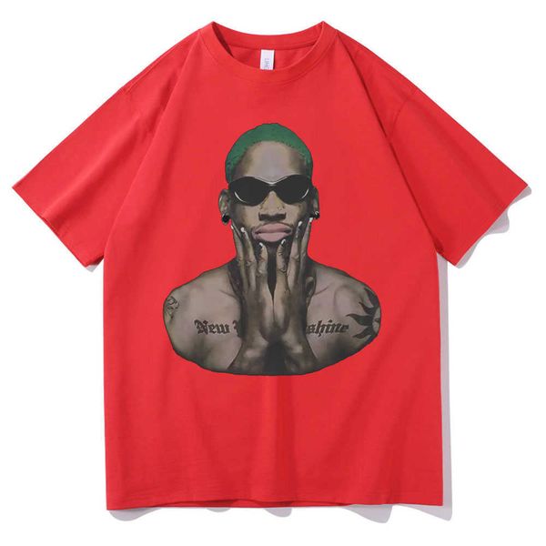 men's t-shirts the worm dennis rodman graphic print t-shirt regular men hip hop fashion tee man womens crewneck quality basketball boy, White;black
men's t-shirts the worm dennis rodman graphic print t-shirt regular men hip hop fashion tee man womens crewneck quality basketball boy, White;black