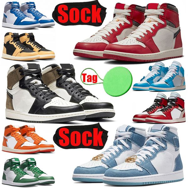tag sock jumpman 1 1s men women basketball shoes 1s bred patent high og dark mocha heirloom offs university blue white travis trainers
tag sock jumpman 1 1s men women basketball shoes 1s bred patent high og dark mocha heirloom offs university blue white travis trainers