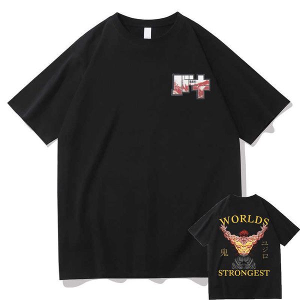 men's t-shirts anime baki the grappler yujiro hanma woelds strongest double sided graphic t shirt men women t-shirt mens fighting fitne, White;black
men's t-shirts anime baki the grappler yujiro hanma woelds strongest double sided graphic t shirt men women t-shirt mens fighting fitne, White;black