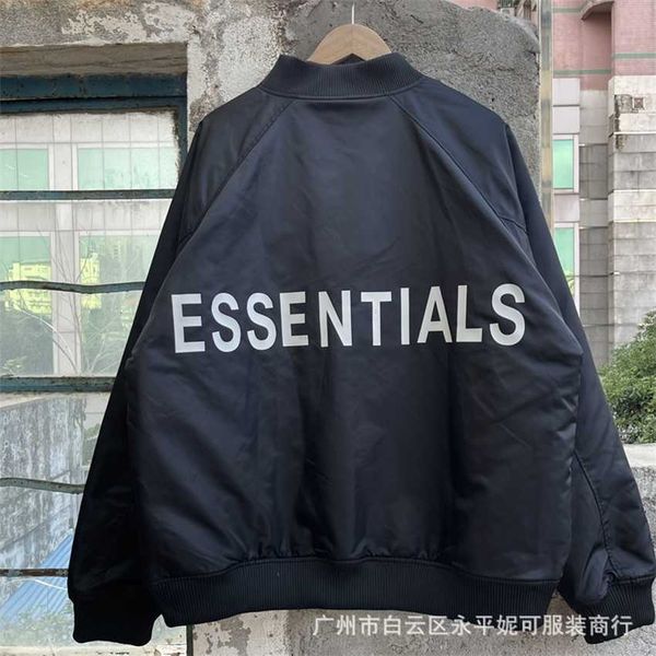 hoodie sweatshirt essentials double thread letter print air force ma1 pilot jacket high street baseball suit coat men's winter, Black
hoodie sweatshirt essentials double thread letter print air force ma1 pilot jacket high street baseball suit coat men's winter, Black