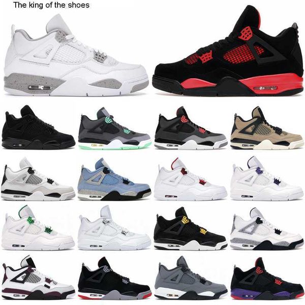 2023 og jumpman 4 4s basketball shoes for mens womens black cat red thunder military black bred men trainers sports sneakers shoe size 36-47
2023 og jumpman 4 4s basketball shoes for mens womens black cat red thunder military black bred men trainers sports sneakers shoe size 36-47