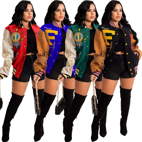 wholesale fall winter bomber jackets for women clothes fashion baseball uniform oversized coat casual loose jackets students clothing 8677, Black;brown
wholesale fall winter bomber jackets for women clothes fashion baseball uniform oversized coat casual loose jackets students clothing 8677, Black;brown