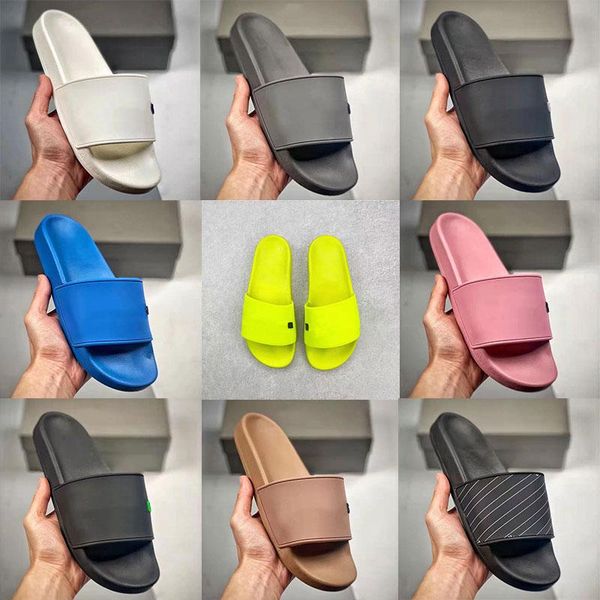 with box designer slipper pool slides women chunky balencaigas balenciagas slippers men slide outdoor slipper writing designer beige whi iae, Black
with box designer slipper pool slides women chunky balencaigas balenciagas slippers men slide outdoor slipper writing designer beige whi iae, Black