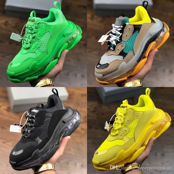 with box balencigas balencaigaity luxury triple s crystal sole casual shoes men women clear sole neon green yellow rainbow black white pmn
with box balencigas balencaigaity luxury triple s crystal sole casual shoes men women clear sole neon green yellow rainbow black white pmn