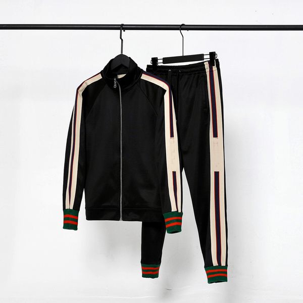 2023 europe designer mens tracksuits red green stripe luxury womens sport zipper classical letter print tracksuit sleeve sportsuit streetwea, Gray
2023 europe designer mens tracksuits red green stripe luxury womens sport zipper classical letter print tracksuit sleeve sportsuit streetwea, Gray