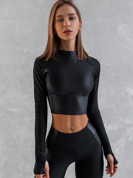 women's t-shirt skinny black crop pu patchwork feminist shirts for women clothes long sleeves y2k accessories roupas femininas estilos, White
women's t-shirt skinny black crop pu patchwork feminist shirts for women clothes long sleeves y2k accessories roupas femininas estilos, White