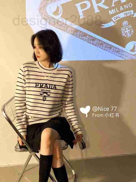 women's sweaters designer p autumn and winter new fashion classic black white striped letter jacquard loose casual versatile knitting s, White;black
women's sweaters designer p autumn and winter new fashion classic black white striped letter jacquard loose casual versatile knitting s, White;black