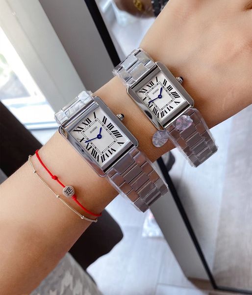designer watchs carti 24mm 27mm stainless steel rectangle watch roman numbers dial luxury femme zircon quartz wristwatch francaise clock, Slivery;golden
designer watchs carti 24mm 27mm stainless steel rectangle watch roman numbers dial luxury femme zircon quartz wristwatch francaise clock, Slivery;golden