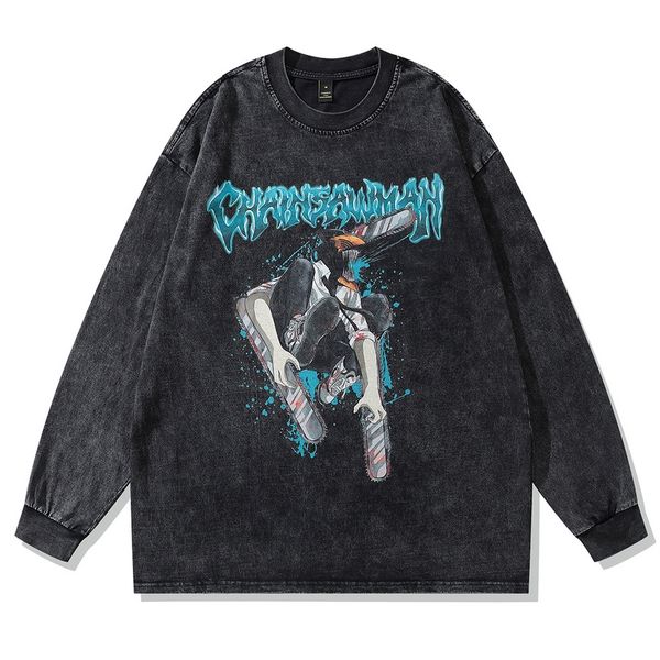 men's plus tees hip hop t shirts cotton vintage washed streetwear long sleeve casual t-shirts, Black;brown
men's plus tees hip hop t shirts cotton vintage washed streetwear long sleeve casual t-shirts, Black;brown