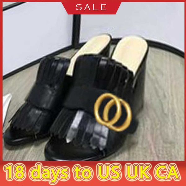 classic designer women half slippers cowhide 100% leather suede thick heels metal slides woman shoe beach lazy sandals high heeled shoes5g2l, Black
classic designer women half slippers cowhide 100% leather suede thick heels metal slides woman shoe beach lazy sandals high heeled shoes5g2l, Black