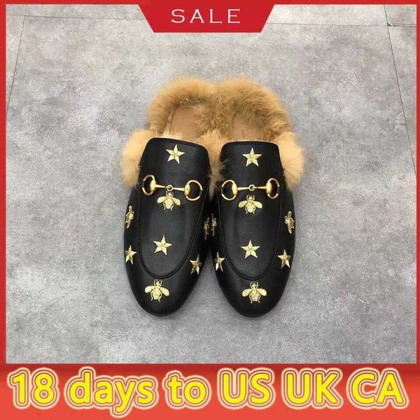 winter men wool slippers classic designer lazy flat baotou flip flops 100% leather lady slides suede letter cowhide metal mens with fura6x2, Black
winter men wool slippers classic designer lazy flat baotou flip flops 100% leather lady slides suede letter cowhide metal mens with fura6x2, Black