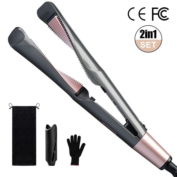 curling irons 3d folating splint lcd display 2 in 1 hair curler straightener adjustable temperature flat 230104
curling irons 3d folating splint lcd display 2 in 1 hair curler straightener adjustable temperature flat 230104