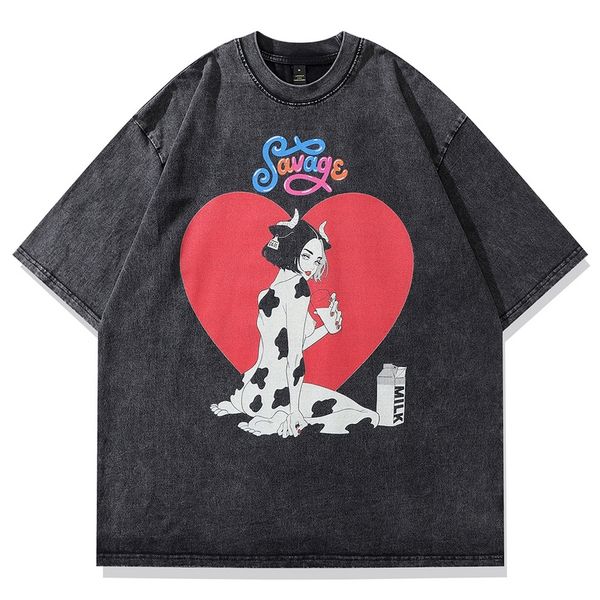 men's plus tees streetwear graphic t shirts hip hop goth o-neck short sleeve summer oversized, Black;brown
men's plus tees streetwear graphic t shirts hip hop goth o-neck short sleeve summer oversized, Black;brown