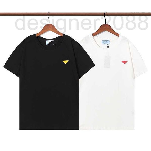 women's t-shirt designer 23 early spring new triangle logo car chapters embellishment simple loose fashion versatile short sleeve t-shi, White
women's t-shirt designer 23 early spring new triangle logo car chapters embellishment simple loose fashion versatile short sleeve t-shi, White