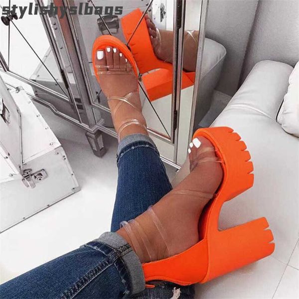sandals summer orange pvc jelly sandals open toe thick high heels women shoes platform transparent sandals for women plus size 37-41 010423h, Black
sandals summer orange pvc jelly sandals open toe thick high heels women shoes platform transparent sandals for women plus size 37-41 010423h, Black