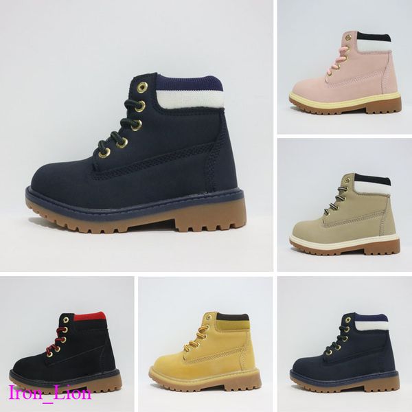 2022 luxury kid shoes boots classic yellow timber boot waterproof casual ankle land boot cut snow hiking sports trainer sneakers, Black
2022 luxury kid shoes boots classic yellow timber boot waterproof casual ankle land boot cut snow hiking sports trainer sneakers, Black