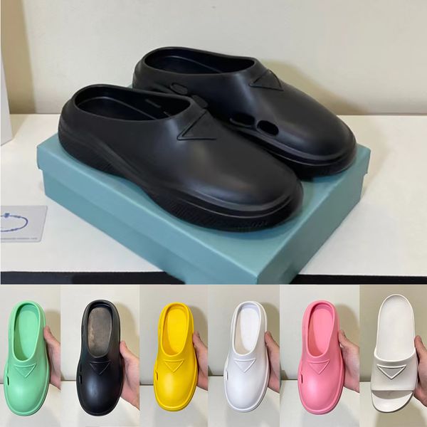 2023 designer summer couple slippers platform triangle integrated molding odorless high-end material more color sandal, Black
2023 designer summer couple slippers platform triangle integrated molding odorless high-end material more color sandal, Black