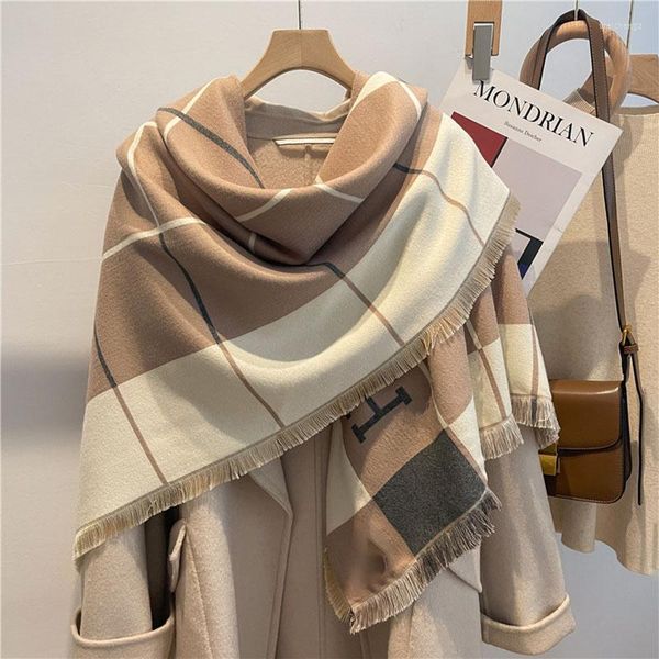 scarves check plaid cashmere square scarf for women winter thick warm blanket shawl wraps 2023 fashion female head bandana, Blue;gray
scarves check plaid cashmere square scarf for women winter thick warm blanket shawl wraps 2023 fashion female head bandana, Blue;gray