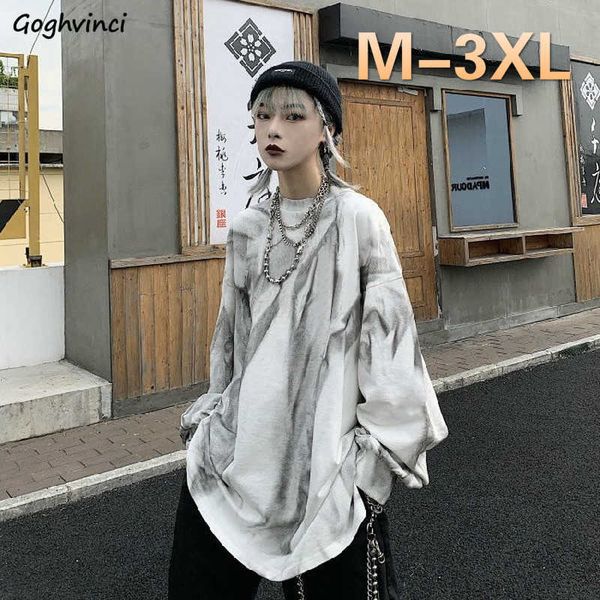women's t-shirt long sleeve t-shirts women tie dye o-neck soft streetwear chic fashion loose y2k casual all-match ins spring autumn bas, White
women's t-shirt long sleeve t-shirts women tie dye o-neck soft streetwear chic fashion loose y2k casual all-match ins spring autumn bas, White